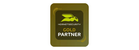 Logo: GOLD PARTNER Hornetsecurity GmbH Logo: GOLD PARTNER Hornetsecurity GmbH