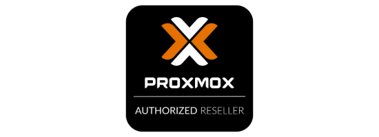 Logo: AUTHORIZED RESELLER Proxmox Server Solutions GmbH Logo: AUTHORIZED RESELLER Proxmox Server Solutions GmbH